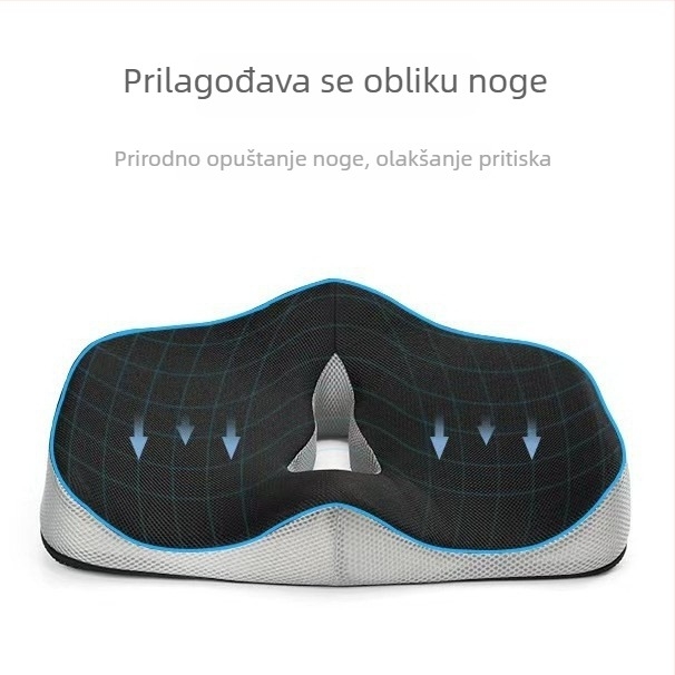 Jastuk za stolicu od memorijske pjene, jednobojni, moderni minimalistički stil, za dnevni boravak, spavaću sobu ili ured