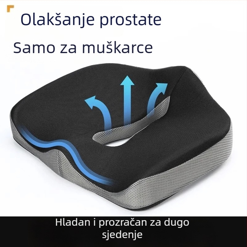 Jastuk za stolicu od memorijske pjene, jednobojni, moderni minimalistički stil, za dnevni boravak, spavaću sobu ili ured