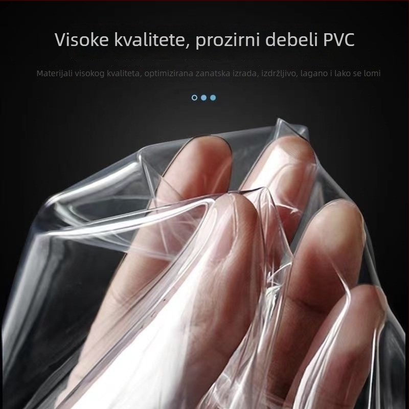 Prozirna produžena kišna zaštita za prednje staklo električnog motocikla, otporna na vjetar i za zimu