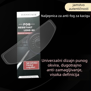 Film za kacigu protiv zamagljivanja HANSTATE TAC, UV zaštita, HD prozirnost, dugotrajno antifog