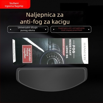 Film za kacigu protiv zamagljivanja HANSTATE TAC, UV zaštita, HD prozirnost, dugotrajno antifog