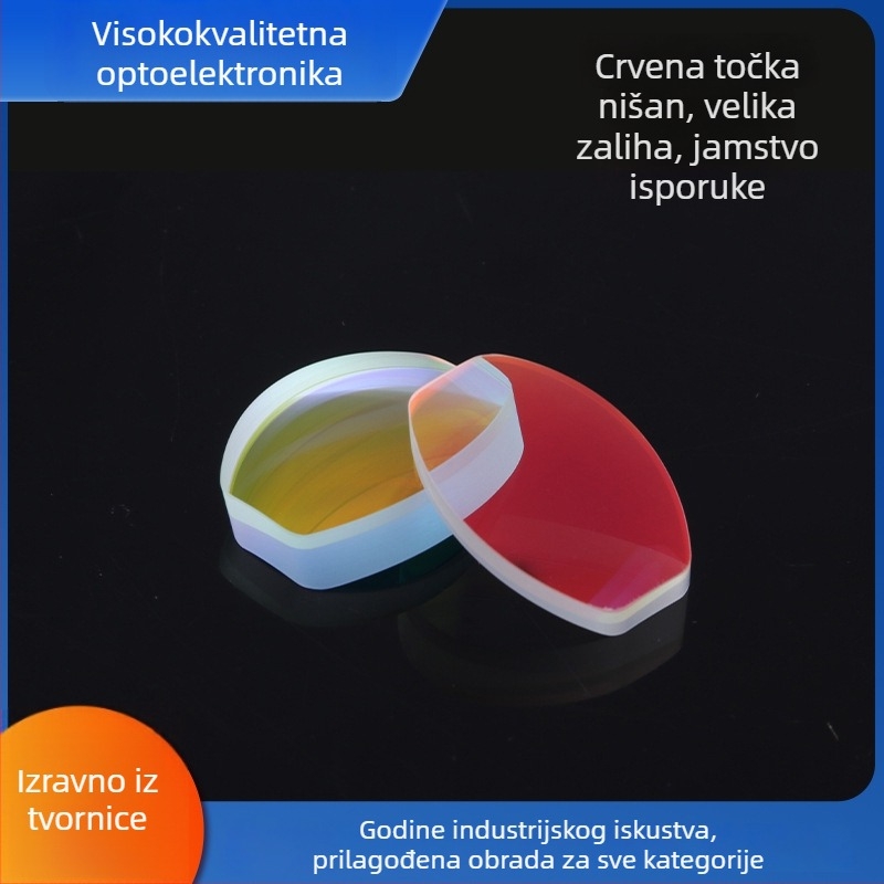 Lentila za ciljanje s crvenom točkom, optičko prozorno okno za mikroskopijski laserski uređaj, pogodno za svemirske letove, medicinu, vojsku i instrumentaciju