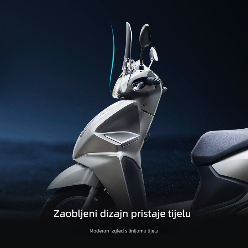 Vjetrobran za motocikl Wuyang Honda LD125 – PMMA, prilagodljiv, ne-reflektirajući