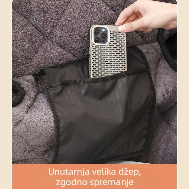 Vjetrootpornost deka za električne motocikle sa zimskom podstavom, Oxford tkanina, vodootporna, topla, moguć ispis logotipa