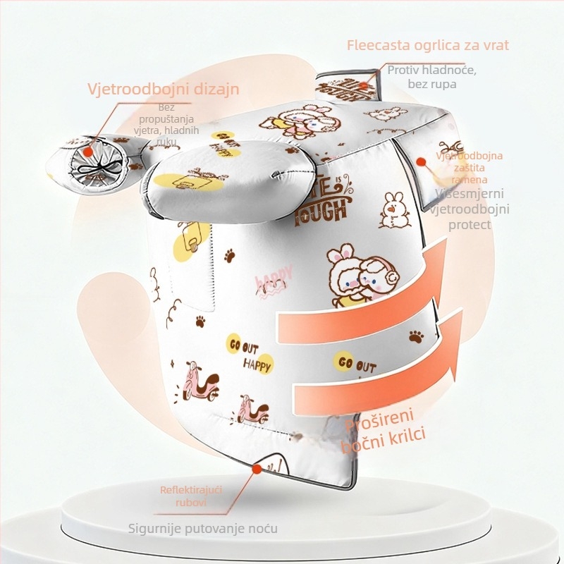 Pokrov za vjetrobran električnih vozila – zimsko poboljšanje s širokim bočnim krilima, integriranom zaštitom vrata, ramena i nogu, vodootporni poliester