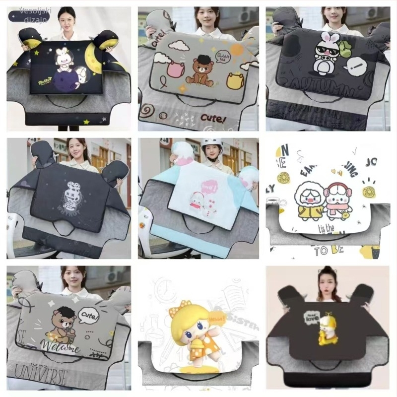 Pokrov za vjetrobran električnih vozila – zimsko poboljšanje s širokim bočnim krilima, integriranom zaštitom vrata, ramena i nogu, vodootporni poliester