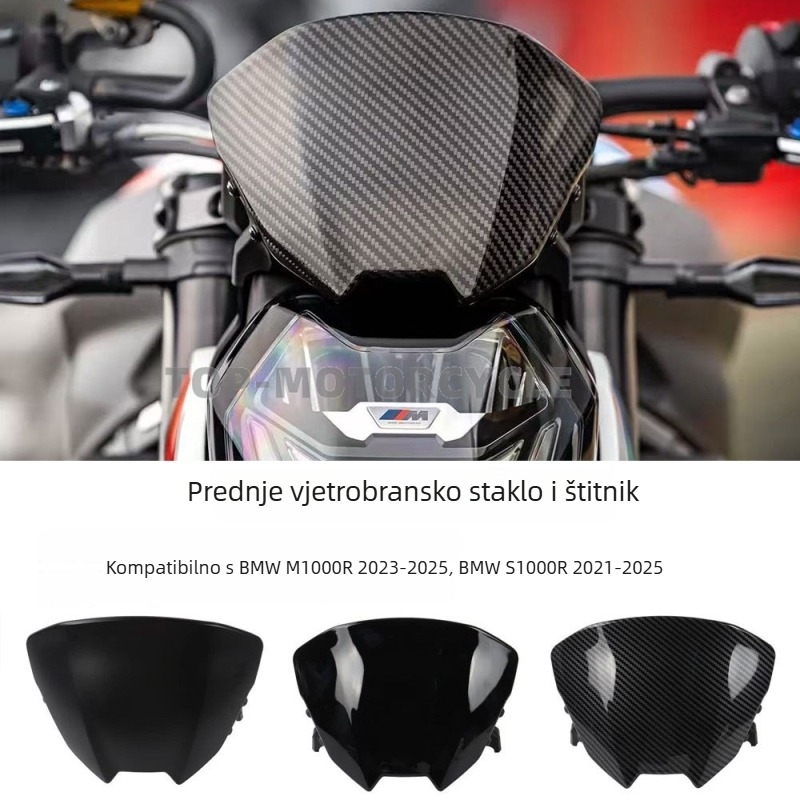 Prednje vjetrobransko kućište za BMW M1000R/S1000R, model D-23, ABS materijal, otporno na habanje, kompatibilno 2021–2025
