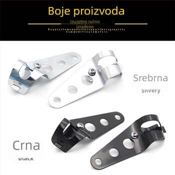 Držač prednjeg svjetla za motocikl od aluminijske legure, s dva otvora