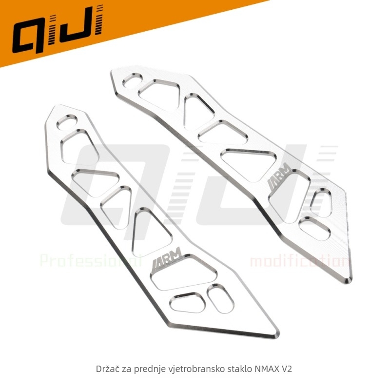 MQ-010 Aluminijski nosač vjetrobrana za Yamaha NMAX V2 – CNC dodatak za modifikacije motocikla, otporan na habanje
