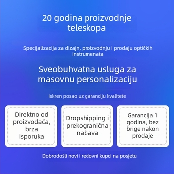 Binokularni uređaj noćnog vida s 32 mm objektivom, povećanje 1–15×, domet 800 m, baterija 3600 mAh