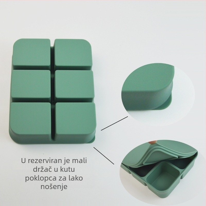 Silikon kalup za bebine parene kolače, 416 ml, lako demouldiranje, prilagodljivo, platinaste kvalitete