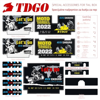 TDGO set dodatne opreme za prtljažnik: naslon za kvadratnu kutiju, unutarnja obloga, naljepnice, osnovna pločica (Brand: TDGO; Prilagodba: Da; Materijal: pribor; Stil: Knight protective gear)