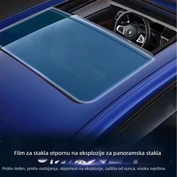 TPU film za panoramsko staklo krova automobila – visoka izolacija i UV zaštita