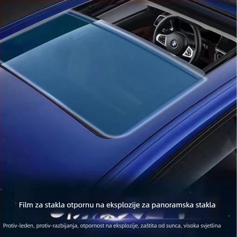 TPU film za panoramsko staklo krova automobila – visoka izolacija i UV zaštita