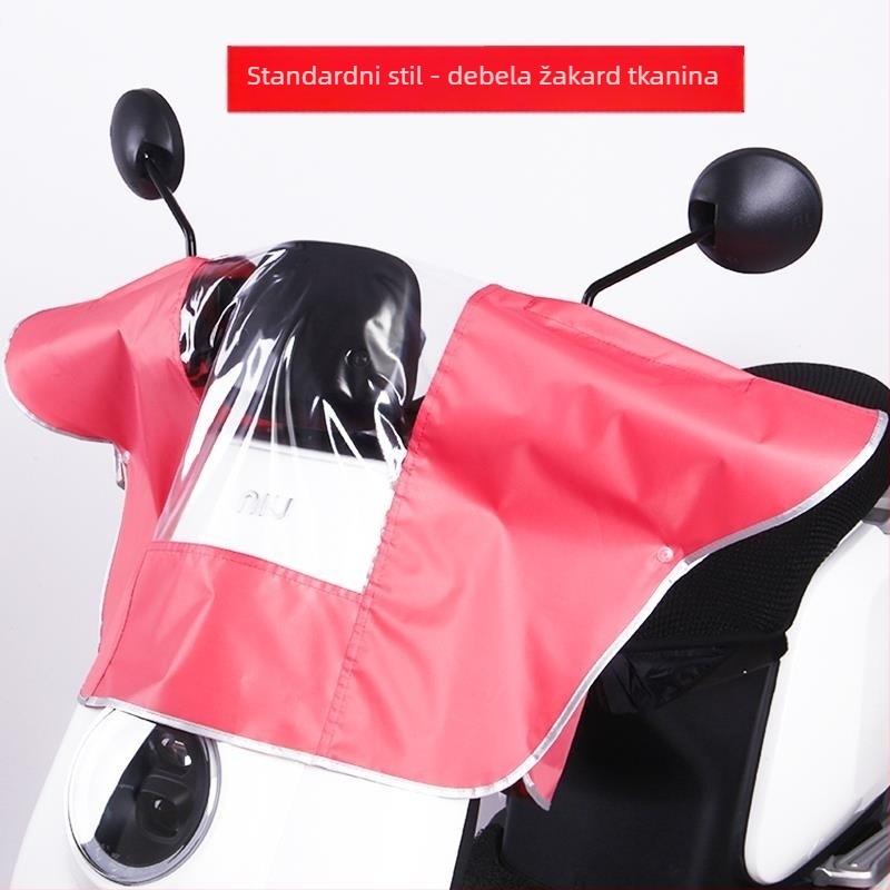 Zaštita od kiše za prednji dio električnog vozila s panelom instrument ploče, središnjom kontrolom, volanom i pedalama – univerzalno, otporna na vjetar deka, Materijal: Drugo