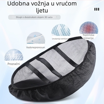 Univerzalna mrežasta presvlaka za sjedalo električnih vozila — zaštita od sunca, vodootporna, toplinska izolacija, prozračna