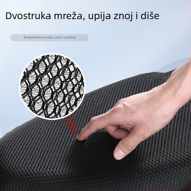 Univerzalna mrežasta presvlaka za sjedalo električnih vozila — zaštita od sunca, vodootporna, toplinska izolacija, prozračna
