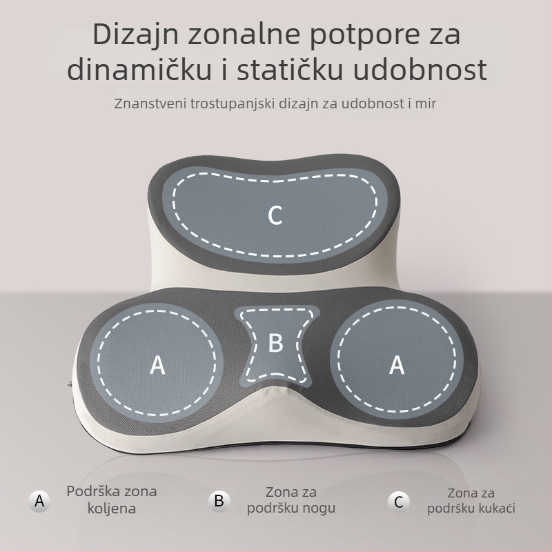 Jastučnica za meditaciju za sjedenje prekriženih nogu, prijenosna i debela, ergonomska, punjenje od memorijske pjene i poliester navlaka