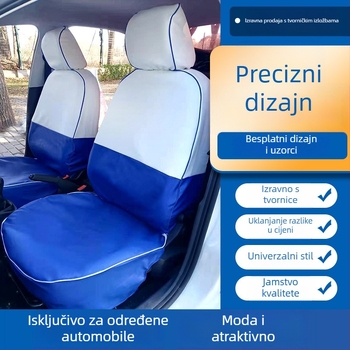 Presvlaka za sjedalo taksija s reklamnom funkcijom, šivani rubovi, pamuk, prilagodljiva, pogodna za sve sezone