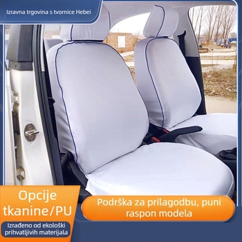 Presvlaka za sjedalo taksija s reklamnom funkcijom, šivani rubovi, pamuk, prilagodljiva, pogodna za sve sezone