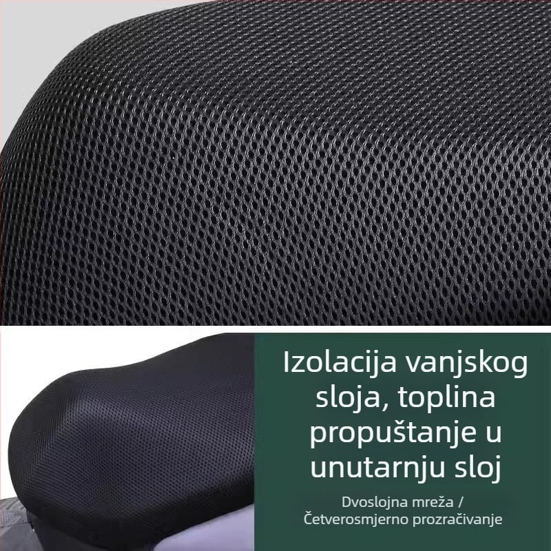 Navlaka za jastuk sjedala za električno vozilo - vlaknasti materijal, bez punila, za sve sezone, bez logotipa
