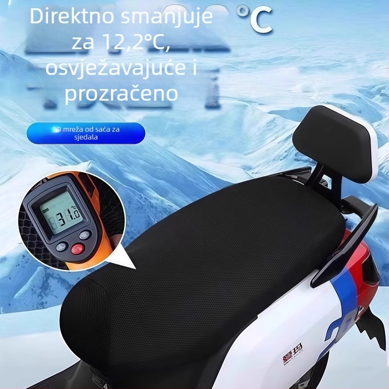 Navlaka za jastuk sjedala za električno vozilo - vlaknasti materijal, bez punila, za sve sezone, bez logotipa