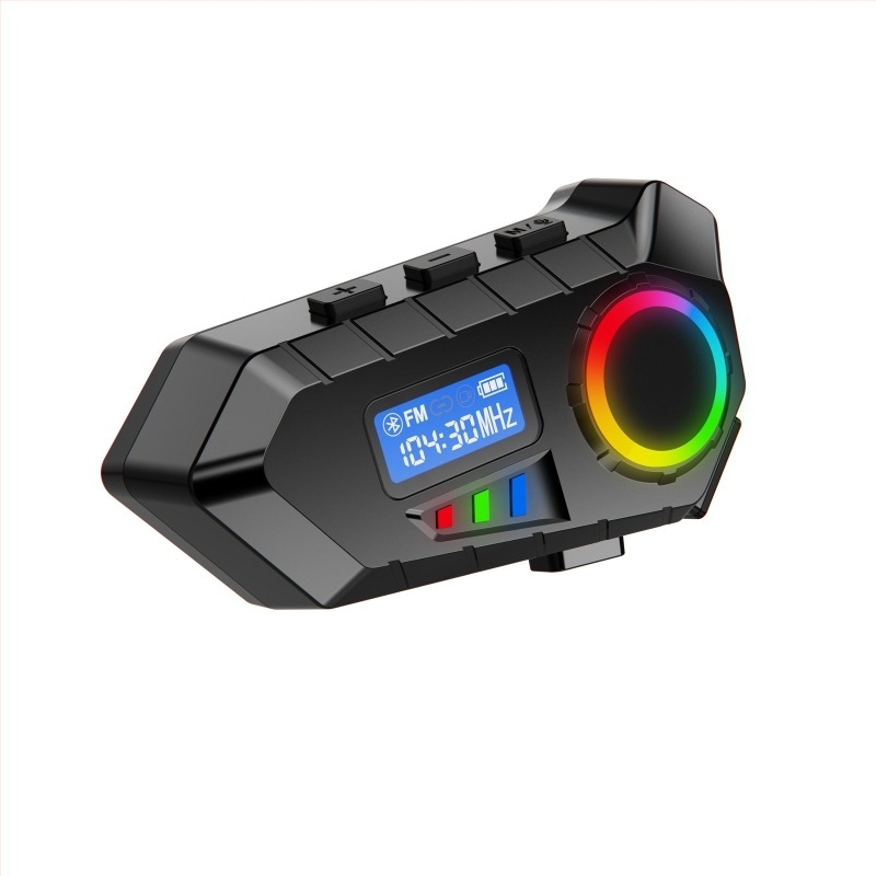 Bluetooth slušalica za kacigu za bicikliste i vozače motocikla – Bluetooth 5.4, domet 10 m, stereo za obje uši, vodootporna, trajanje baterije više od 10 sati