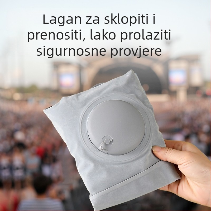 Naduvljiva podloga za sjedenje za koncerte i glazbene festivale, prijenosna jastučić za sjedenje s napuhom zraka, PVC, vanjska uporaba, modernog minimalističkog stila, izlazi jeseni 2025