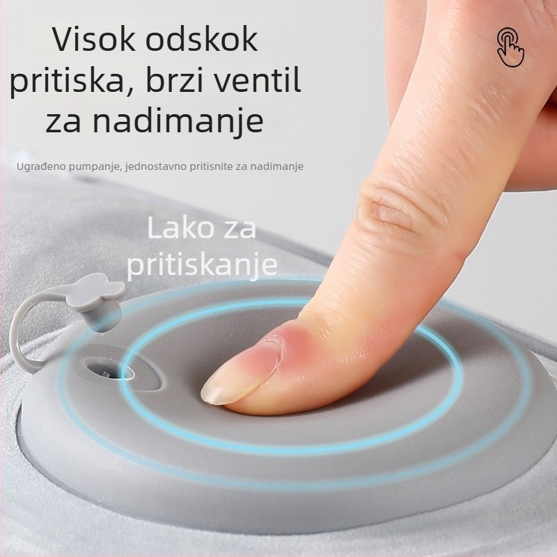 Naduvljiva podloga za sjedenje za koncerte i glazbene festivale, prijenosna jastučić za sjedenje s napuhom zraka, PVC, vanjska uporaba, modernog minimalističkog stila, izlazi jeseni 2025