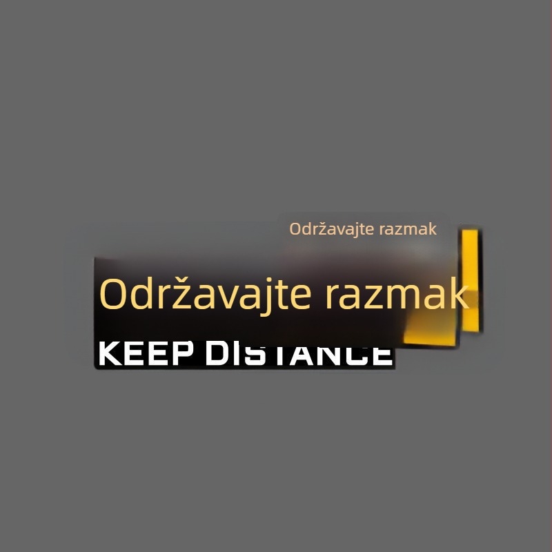 Naljepnice za auto s tekstom na kantonskom jeziku, kreativne i personalizirane, duhovite, reflektirajuće i vodootporne za stražnje staklo električnih vozila.
