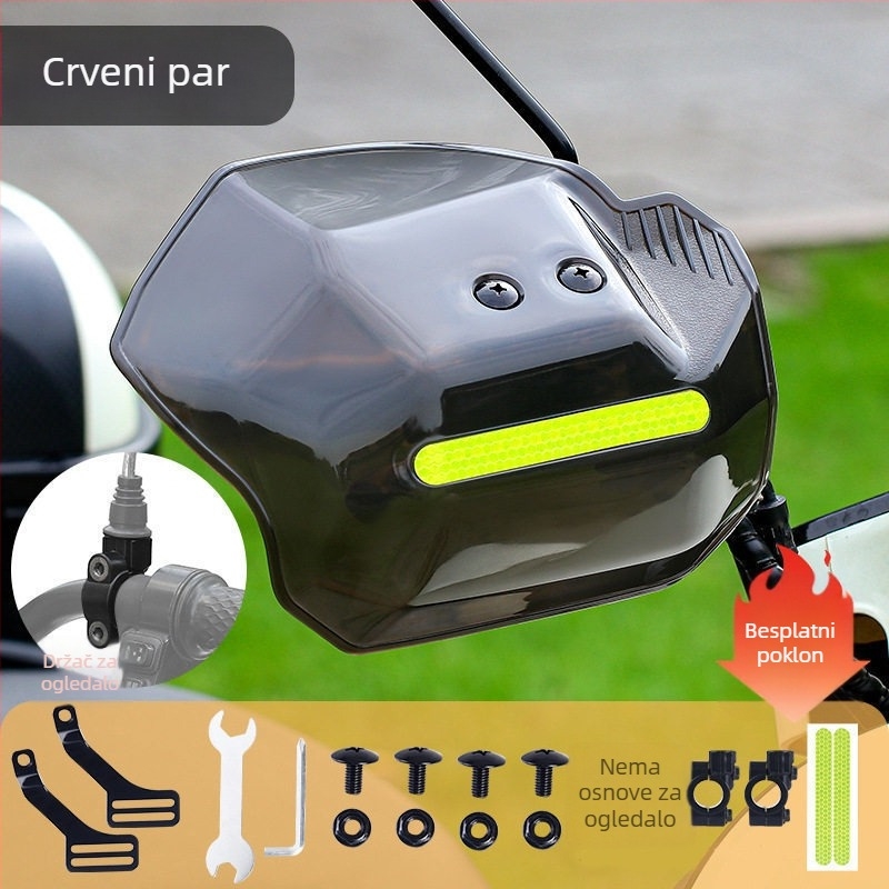Zaštita za ruku motocikla sa vjetrobranom – Model 6lpwdaar, otporna na habanje, za sva godišnja doba