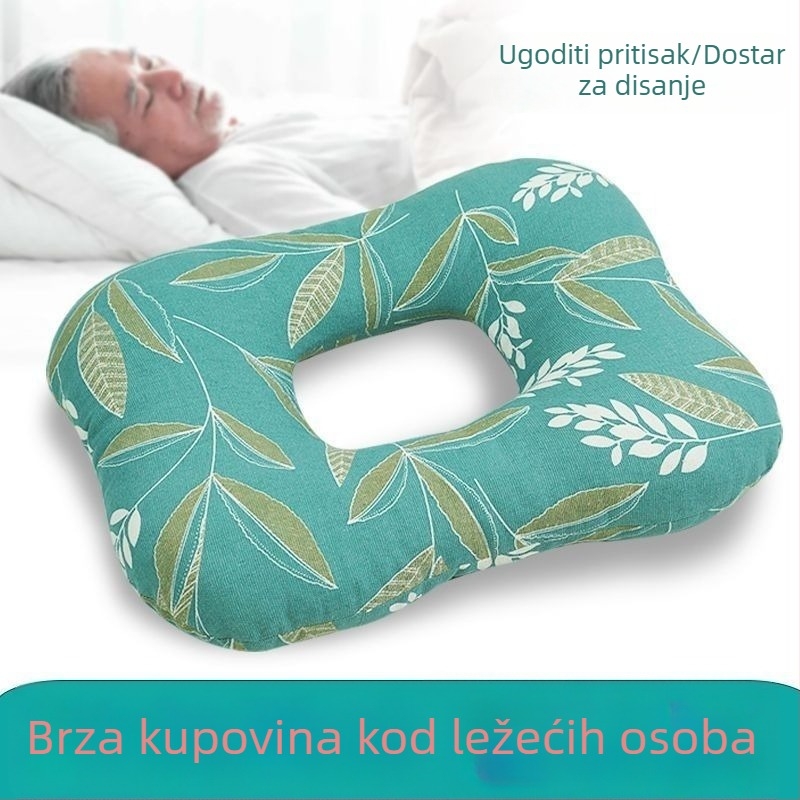 Jastuk za sedalo za ležeće pacijente, protiv tlaka i dekubitusa, pamuk navlaka s PP punilom, za sve sezone, stil Wabi-Sabi