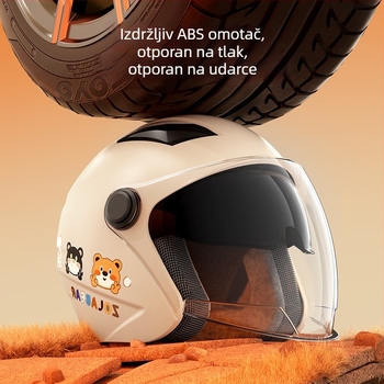 Kaciga za električna vozila s 3C certifikatom GB811-2022B, za muškarce i žene, zimska 3/4 kaciga za svakodnevnu vožnju, anti-fog