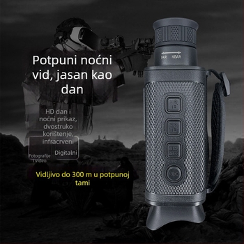 Noćni monokular s infracrvenim, digitalni dan/noć, dvostruka upotreba za vanjsku upotrebu