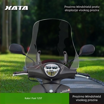 Prednje vjetrobransko staklo za skuter Yamaha Qiaoge i125 (Fuxi 125) – deblje, Xiutai