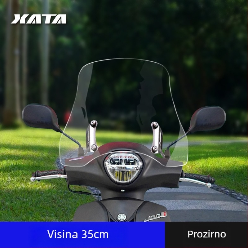 Prednje vjetrobransko staklo za skuter Yamaha Qiaoge i125 (Fuxi 125) – deblje, Xiutai