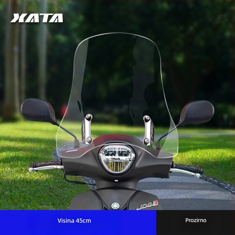 Prednje vjetrobransko staklo za skuter Yamaha Qiaoge i125 (Fuxi 125) – deblje, Xiutai