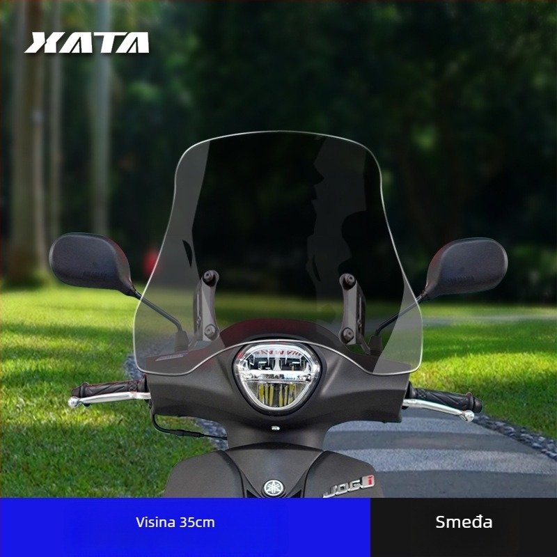 Prednje vjetrobransko staklo za skuter Yamaha Qiaoge i125 (Fuxi 125) – deblje, Xiutai