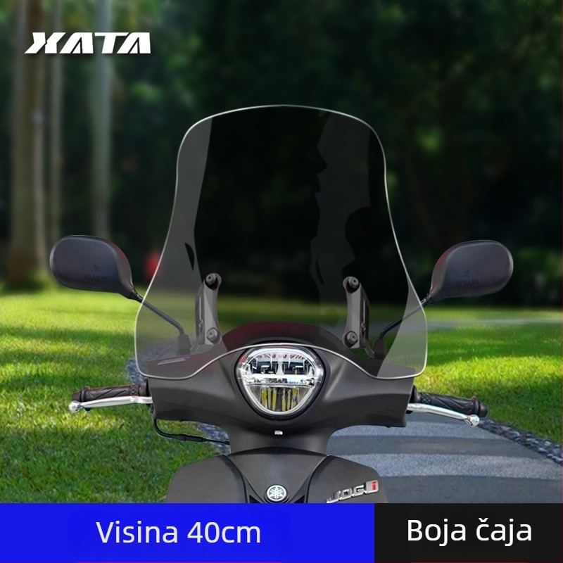 Prednje vjetrobransko staklo za skuter Yamaha Qiaoge i125 (Fuxi 125) – deblje, Xiutai