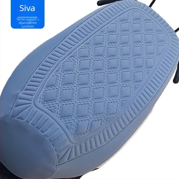 Presvlaka za sjedalo električnog vozila, prozračna, toplinska izolacija, protuklizna, velurova površina (Materijal: PU; Punjenje: Pamuk; Sezone: Sve sezone)