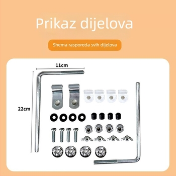 Vintage PMMA prednje vjetrobransko staklo za motocikle i skutere, univerzalna kompatibilnost, prilagodljivo