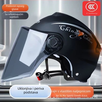 REGY ABS kaciga za električne motocikle, tip pola-lica GB811-2022A 3C certifikat