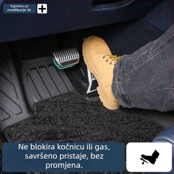 Zeekr 9X TPE auto podne prostirke - potpuno pokrivanje, zaštita interijera od ogrebotina, prilagodljivo, Driving Wing