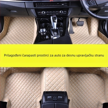 Auto prostirke - XPE materijal, Yuwei marka, Leather Foot Pad, za poseban automobil, prilagodljiva obrada