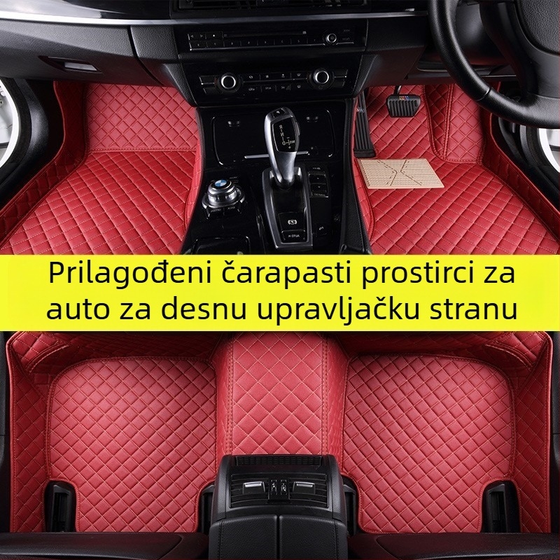 Auto prostirke - XPE materijal, Yuwei marka, Leather Foot Pad, za poseban automobil, prilagodljiva obrada