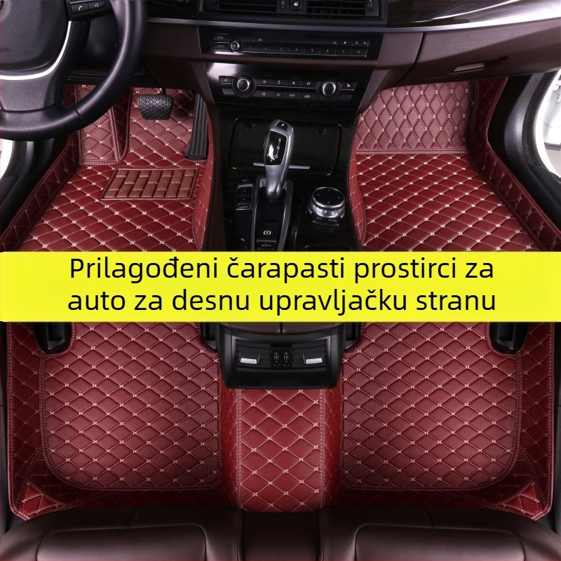 Auto prostirke - XPE materijal, Yuwei marka, Leather Foot Pad, za poseban automobil, prilagodljiva obrada