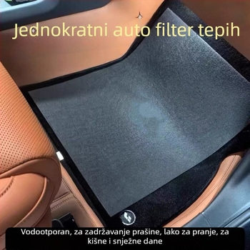 Jednokratne auto podne prostirke od sintetičkih vlakana, tepih stil, univerzalna prilagodba