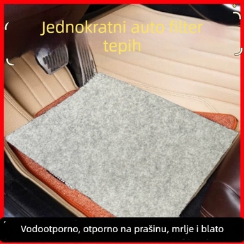 Jednokratne auto podne prostirke od sintetičkih vlakana, tepih stil, univerzalna prilagodba