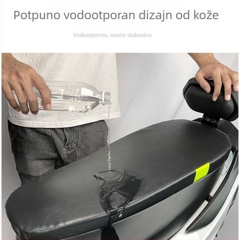 Jastučić za sjedalo električnog vozila, debeli pjeniasti sloj koji povećava visinu, vodootporan i UV-otporan, univerzalan za sve sezone, ublažava udarce za električni motocikl.