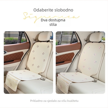 Zaštitna podložka za dječje auto sjedalo - debela protuklizna podloga, poliester površina, punilo od sintetičkih vlakana, univerzalna prilagodljivost